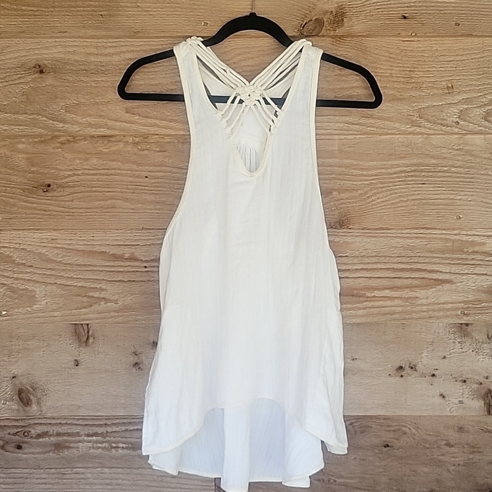 Free People Knotted Tunic Tank Size